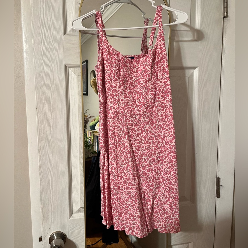 floral pink dress